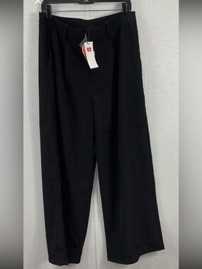 NWOT - Cider Black Wide Leg Trousers XL